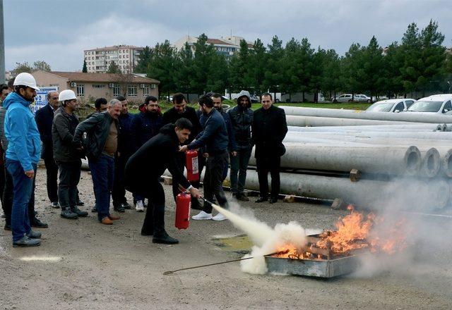 Dicle Elektrik’te acil durum tatbikatı yapıldı