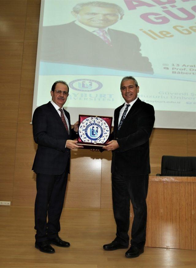 Bayburt Üniversitesi Abbas Güçlü’yü ağırladı