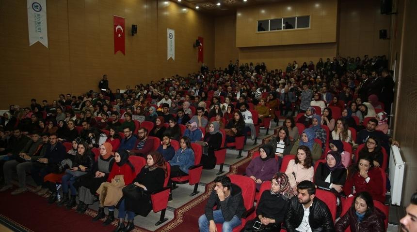 Bayburt Üniversitesi Abbas Güçlü’yü ağırladı
