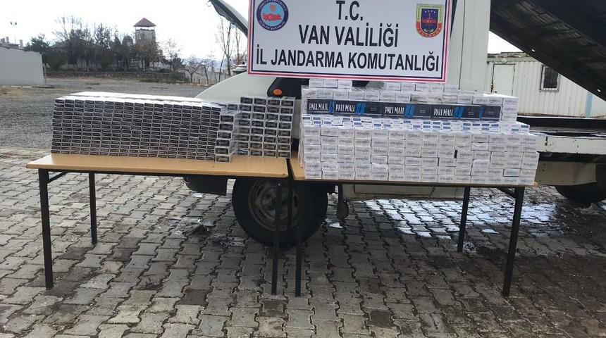 Van&rsquo;da 24 bin 690 paket ka&ccedil;ak sigara ele ge&ccedil;irildi