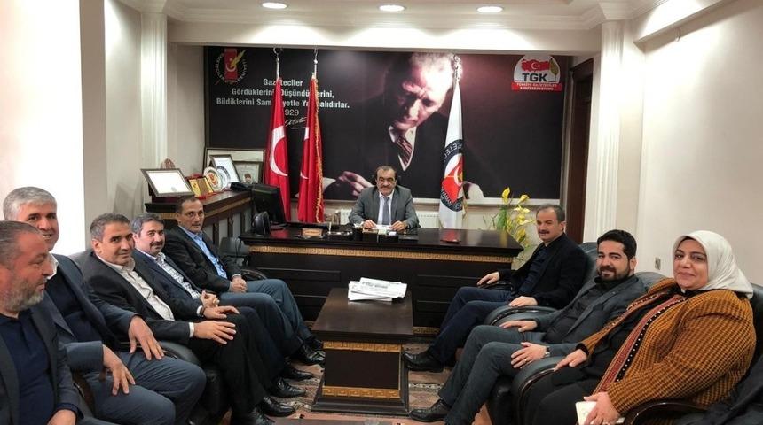 AK Parti heyeti AGC&rsquo;yi ziyaret etti