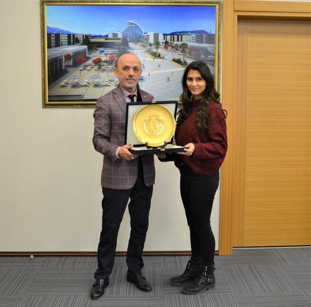 Öğrenci Meclisi Başkanı Kılın’dan Başkan Öztürk’e teşekkür ziyareti 1