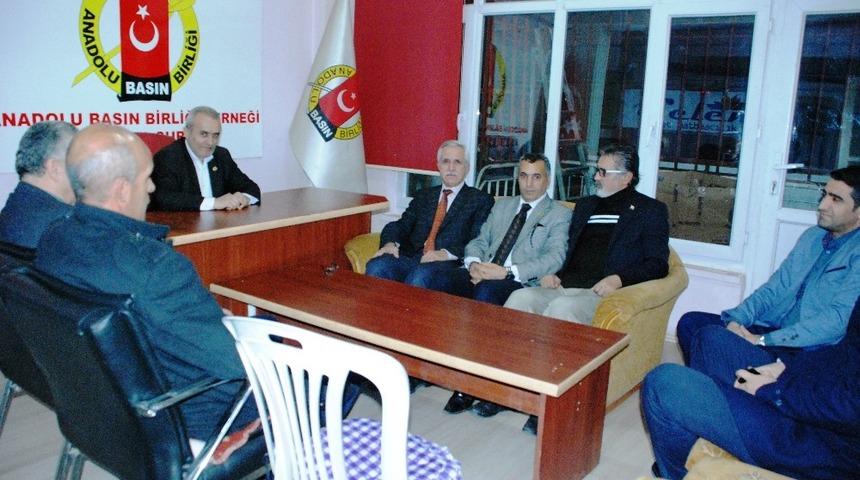 Başkan Adayı Mahmut Polat, Anadolu Basın Birliğini ziyaret etti