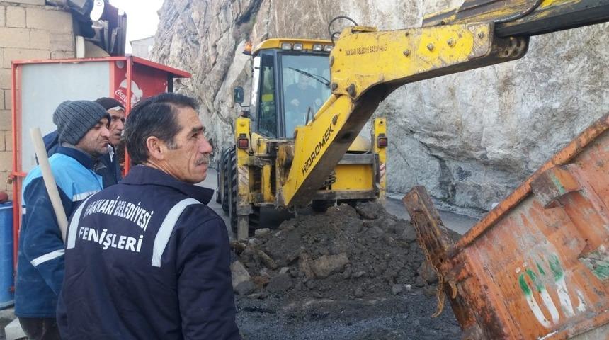 Dondurucu soğukta altyapı &ccedil;alışması