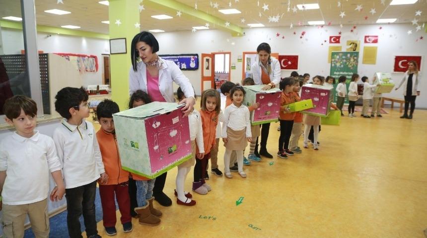 Anaokulu &ouml;ğrencileri, oyuncaklarını bağışladı