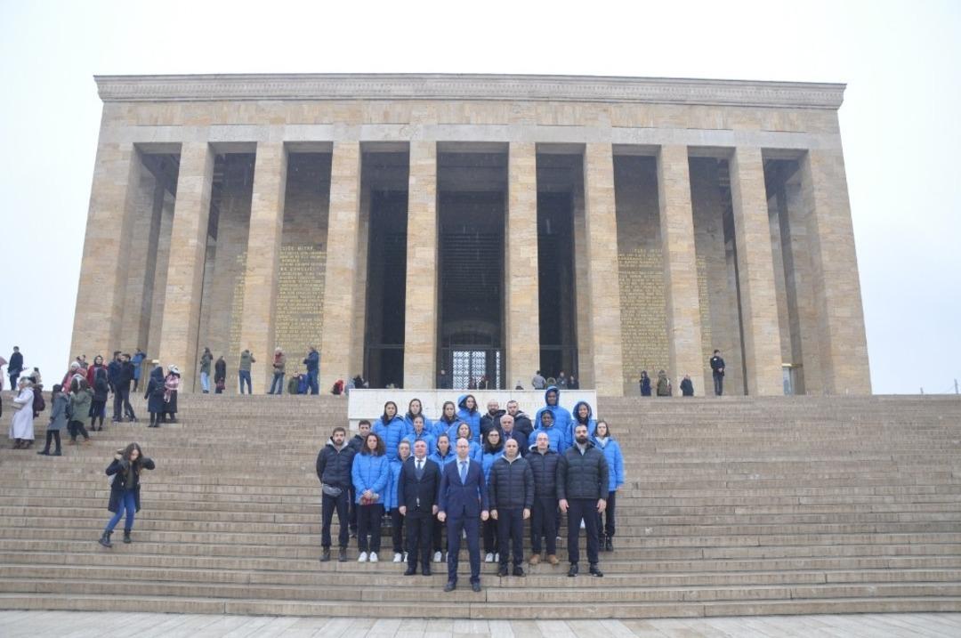 Aydın&rsquo;ın Sultanları Anıtkabir&rsquo;i ziyaret etti