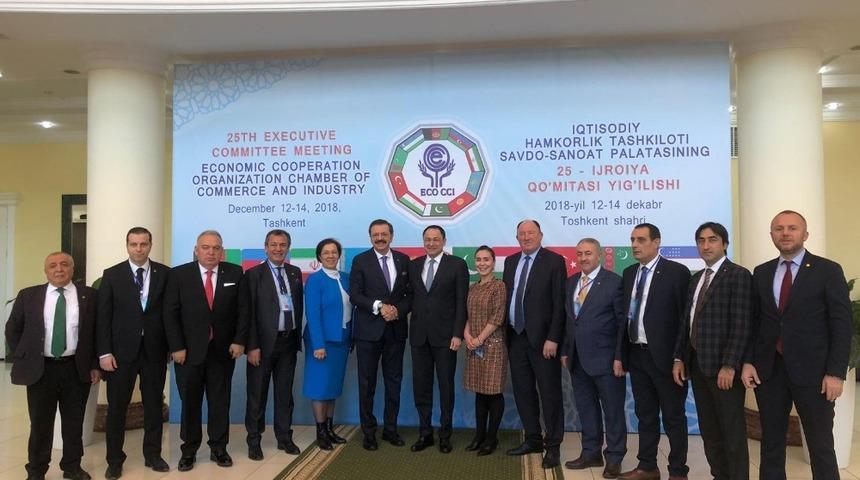 Başkan Pınar, &Ouml;zbekistan&rsquo;daki toplantıya katıldı