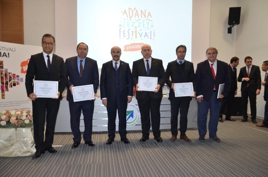 2. Adana Lezzet Festivali&rsquo;ne katılan firmalara sertifikaları verildi