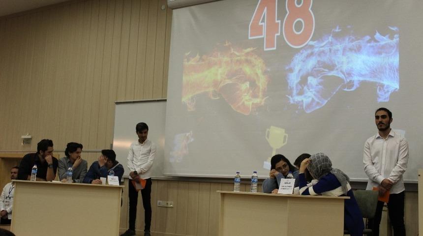 &Uuml;niversite &ouml;ğrencileri yarıştı