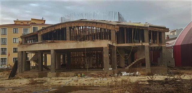 Ulu Cami inşaatı y&uuml;kseliyor 1