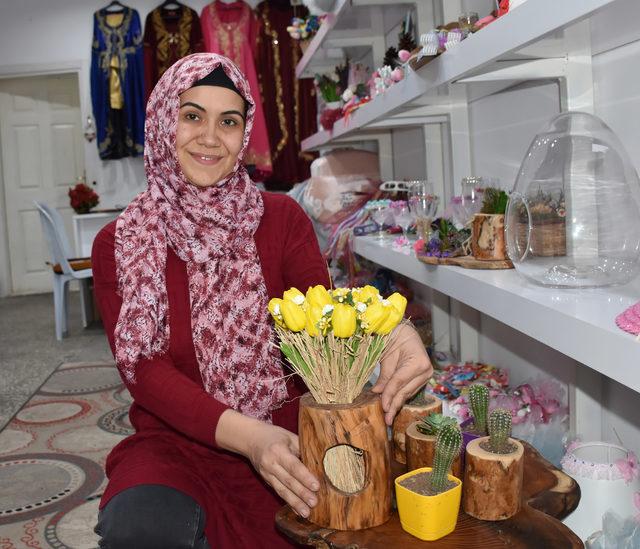 Kadın girişimci hobisini ticarete dönüştürdü