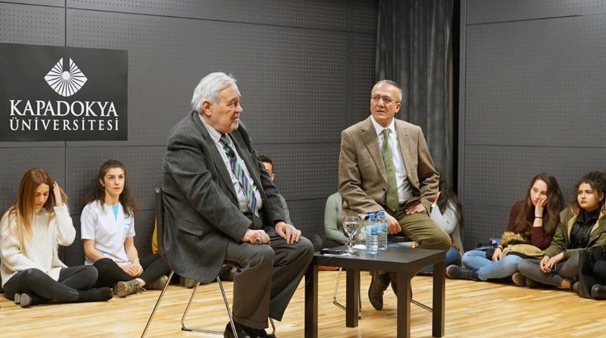 İlber Ortaylı, Kapadokya &Uuml;niversitesinde konferans verdi