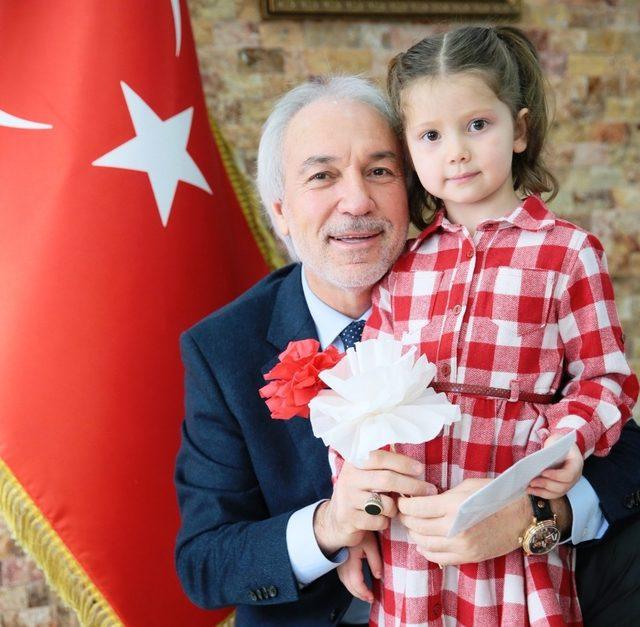 Miniklerden Başkan Saraçoğlu’na ziyaret