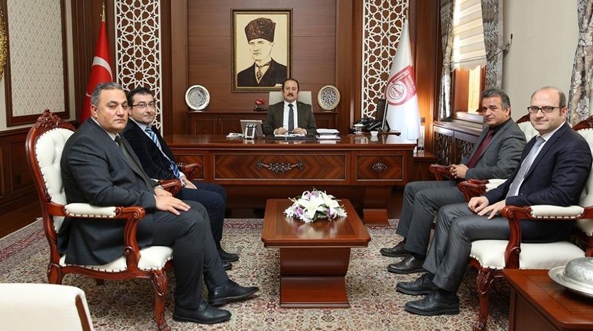 Tapu ve Kadastro Erzincan B&ouml;lge M&uuml;d&uuml;r&uuml; Dayıkaraca Vali Pehlivan&rsquo;ı ziyaret etti