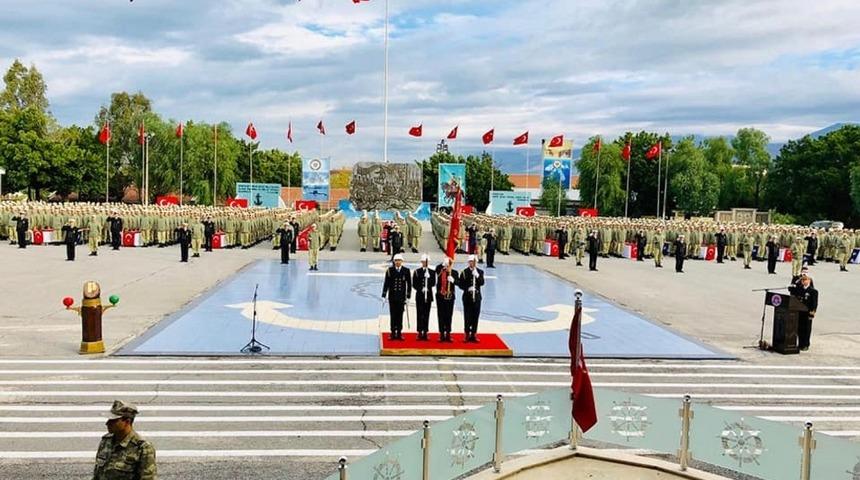 İskenderun&rsquo;da Deniz Er Eğitim Alayı Mehmet&ccedil;ikleri yemin etti