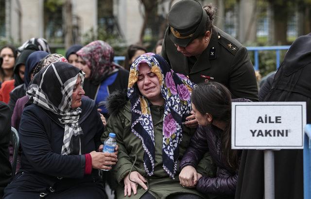 Şehit üsteğmen son yolculuğuna uğurlandı