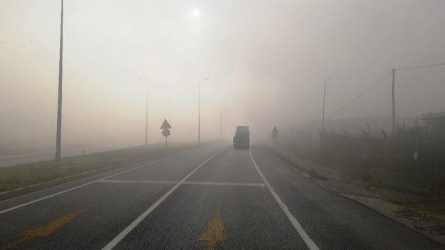 Aydın’da sis ulaşımı olumsuz etkiledi