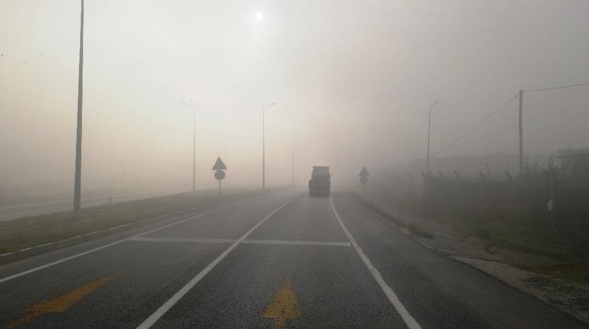 Aydın’da sis ulaşımı olumsuz etkiledi
