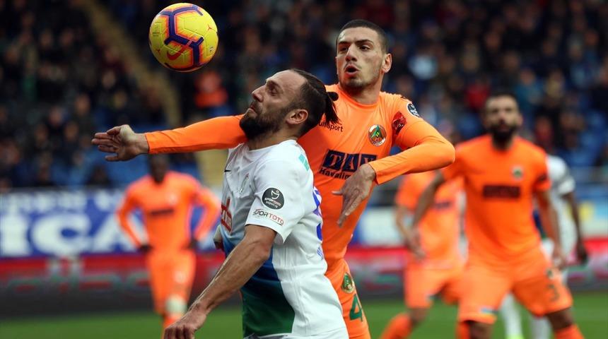 Çaykur Rizespor 1 - 1 Aytemiz Alanyaspor (Maç özeti)
