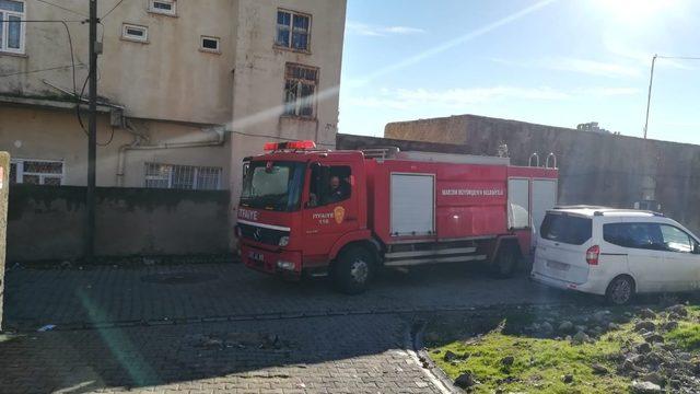 Midyat’ta termosifon yangını