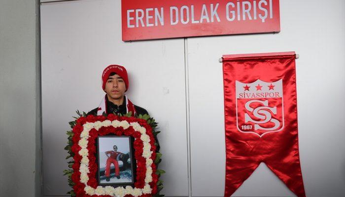 Sivasspor, hayatını kaybeden taraftar Eren Dolak'ın adını yaşatacak