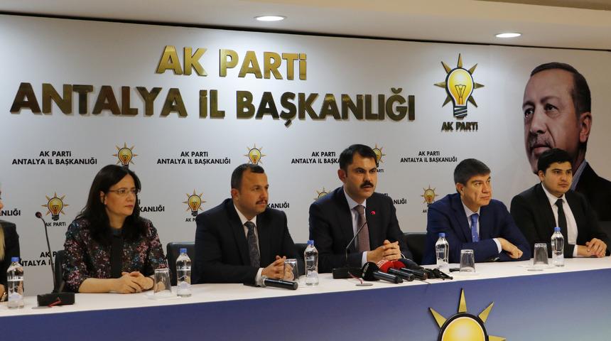 Bakan Kurum: Antalya'daki projeleri yakından takip ediyoruz (2)