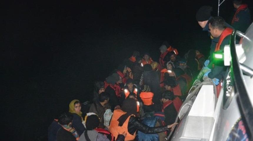 G&uuml;zel&ccedil;amlı&rsquo;da 2 operasyonda 71 ka&ccedil;ak g&ouml;&ccedil;men yakalandı