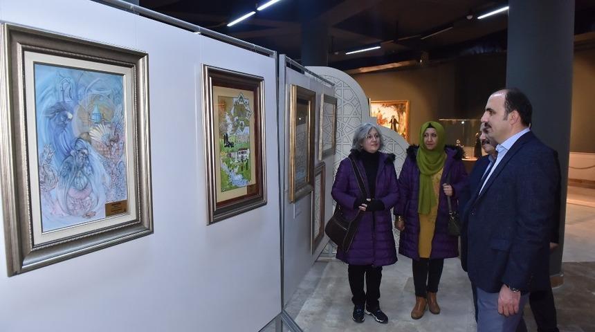 Başkan Altay, İslam Sanatları Sergisini inceledi