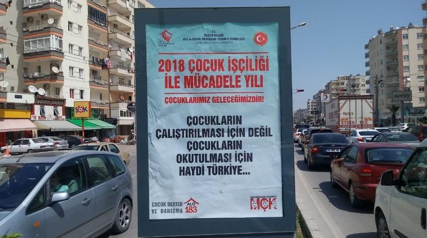 Mersin&rsquo;de &ccedil;ocuk iş&ccedil;iliği ile m&uuml;cadele &ccedil;alışmaları