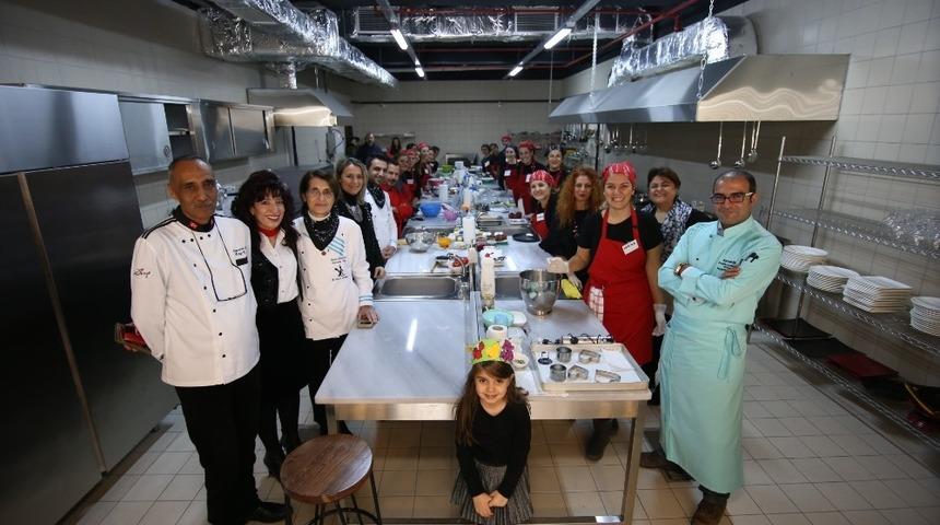 Kursiyerler en lezzetli pasta için yarıştı