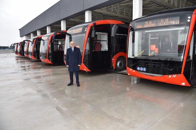 Elektrikli otobüsler yeni yılın ilk aylarında hizmete girecek