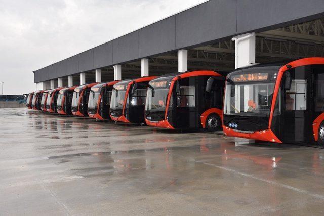 Elektrikli otobüsler yeni yılın ilk aylarında hizmete girecek