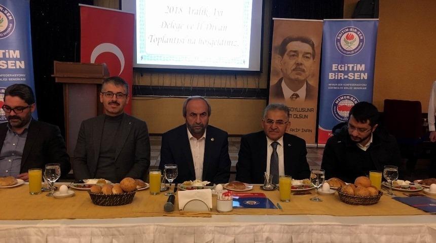 Kayseri Eğitim Bir Sen 1 Nolu Şube&rsquo;nin İl Divan Toplantısı yapıldı