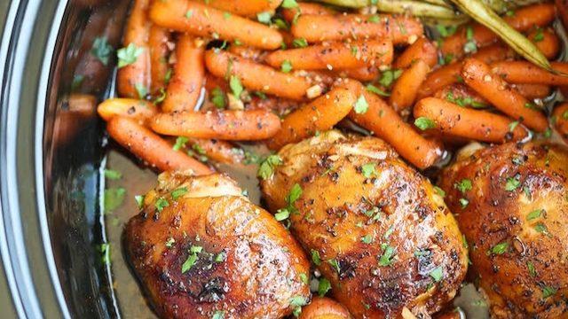 Sebzeli Ballı Kolay Tavuk