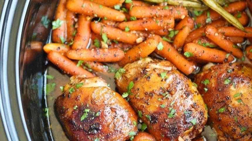 Sebzeli Ballı Kolay Tavuk