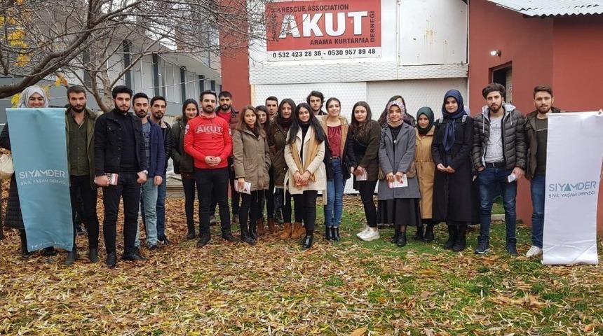 Üniversite öğrencilerine afet eğitimi