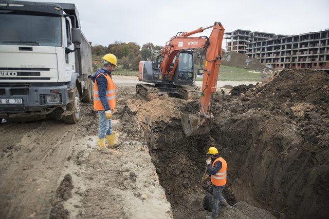 Hasanağa’da büyükşehirden altyapı hamlesi