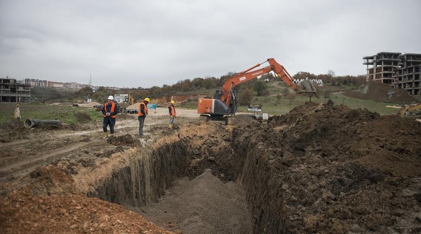 Hasanağa&rsquo;da b&uuml;y&uuml;kşehirden altyapı hamlesi