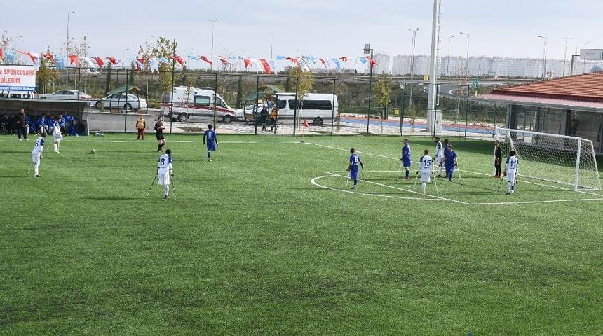 Şahinbey Ampute Futbol takımı yine fark attı