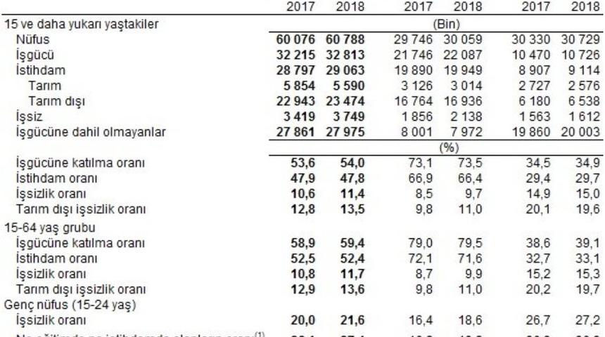 İşsizlik Eylül döneminde yüzde 11.4’e yükseldi (2)