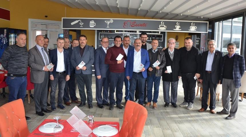 MHP Milas İl&ccedil;e Başkanlığı&rsquo;ndan ge&ccedil;miş d&ouml;nem başkanlarına plaket