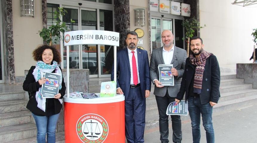 Mersin Barosu &rsquo;İnsan Hakları Standı&rsquo; a&ccedil;tı