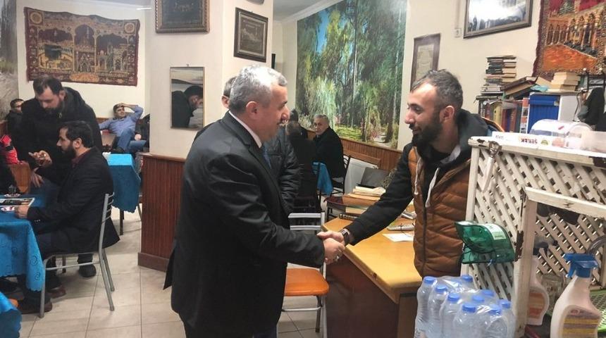 Başkan Baran esnaf ve vatandaşlarla bir araya geldi