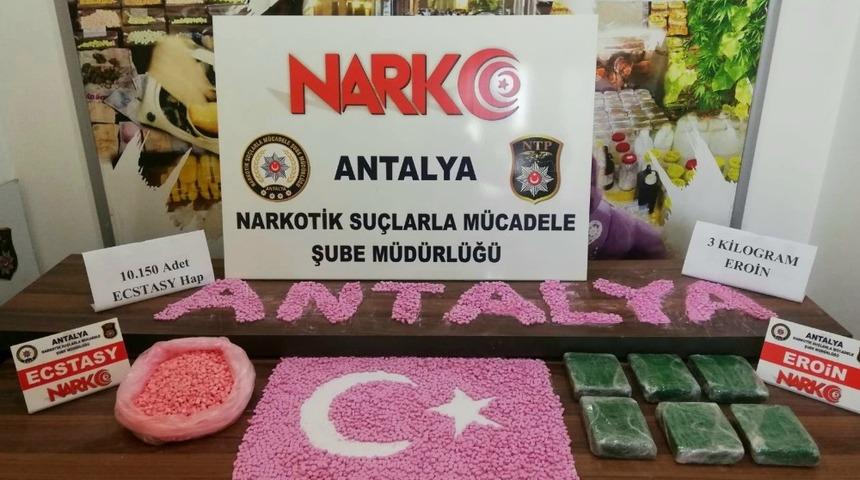 Antalya’da uyuşturucu operasyonu: 1 tutuklama