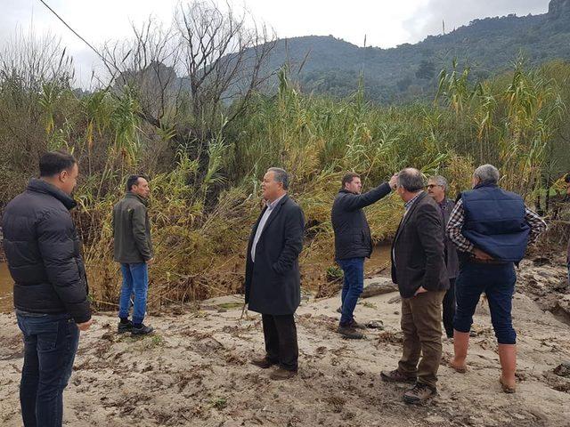 Söke’de yağışlar Kisir Çayını taşırdı 1