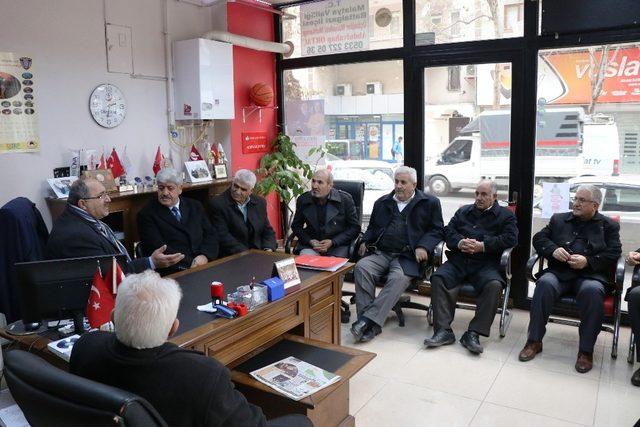 Ekinci’den, Battalgazi Muhtarlar Derneğine ziyaret