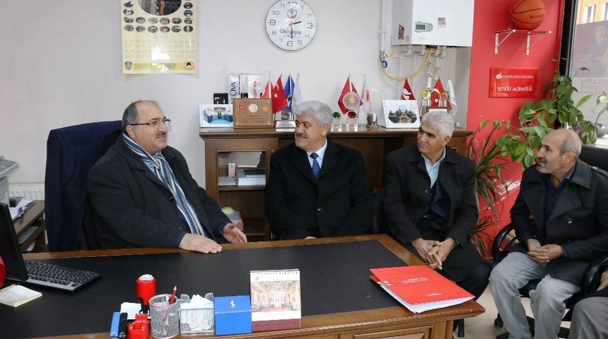 Ekinci&rsquo;den, Battalgazi Muhtarlar Derneğine ziyaret