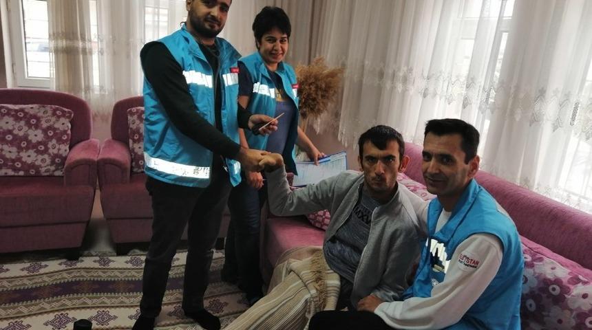 Elbistan&rsquo;da 956 hasta evde sağlık hizmetinden yararlandı