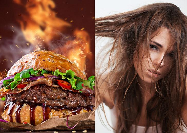 Saçları yağlandıran  5 gıda ve bunu önleyebileceğiniz 3 gıda ile tanışın G3