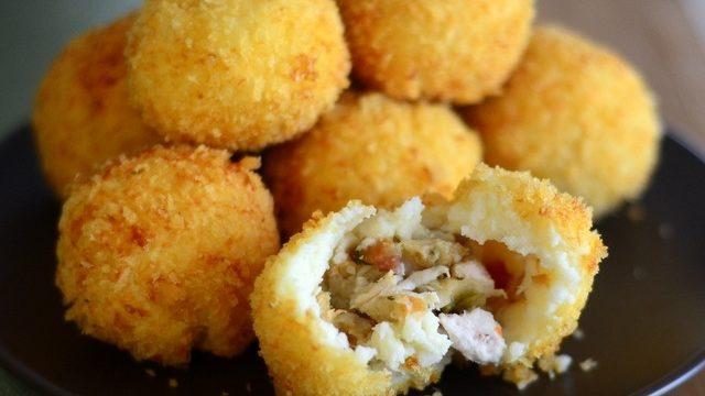 Tavuklu Patates Topları